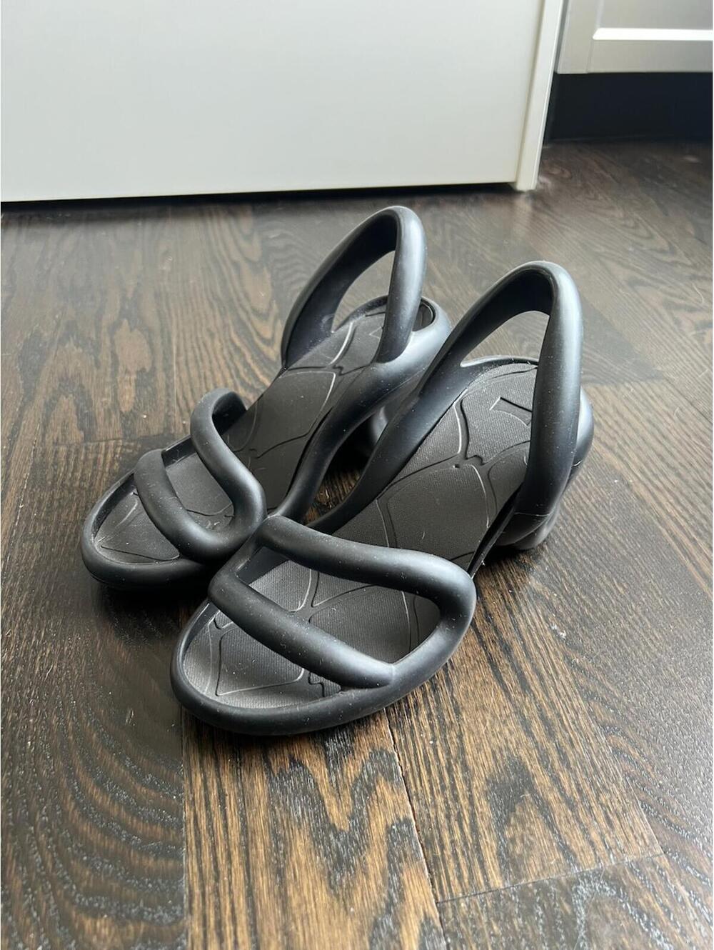 Camper Kobarah Black Sandals NEW Women's EU 36 NEVER WORN MSRP $225 - Picture 3 of 5